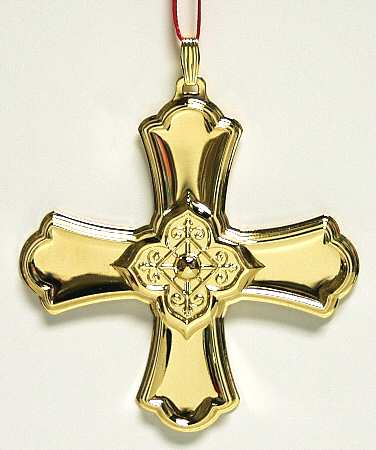 Christmas Cross-Gold Vermeil 2004-Cross - Boxed