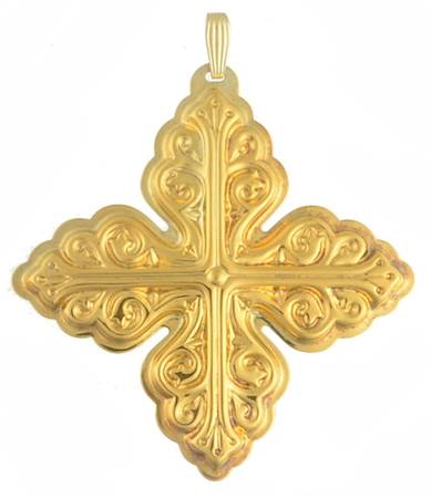 Christmas Cross-Gold Vermeil 1978-Cross - Boxed