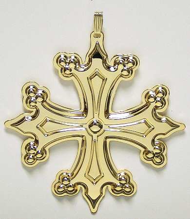 Christmas Cross-Gold Vermeil 1998-Cross - Boxed