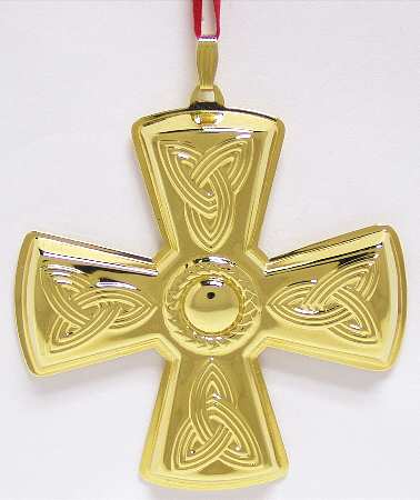 Christmas Cross-Gold Vermeil 2003-Cross - No Box