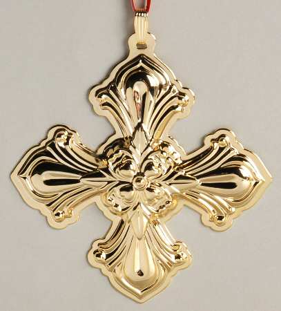 Christmas Cross-Gold Vermeil 2000-Cross - Boxed