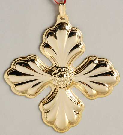 Christmas Cross-Gold Vermeil 1999-Cross - Boxed