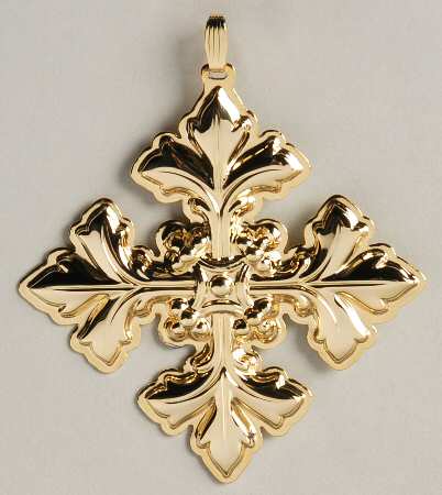 Christmas Cross-Gold Vermeil 1997-Cross - Boxed