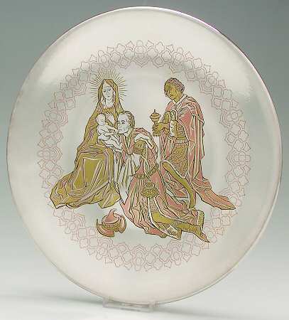 Christmas Plate Adoration Of The King - Boxed