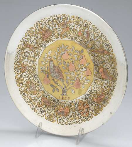 Christmas Plate Partridge In A Pear Tree - No Box