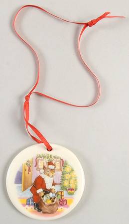 Bunnykins Annual Ornaments Santa Bunnykins - With Box