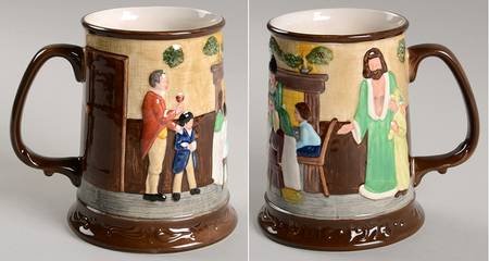 Christmas Carol Tankards Ghost Of Present And Crachits - Boxed