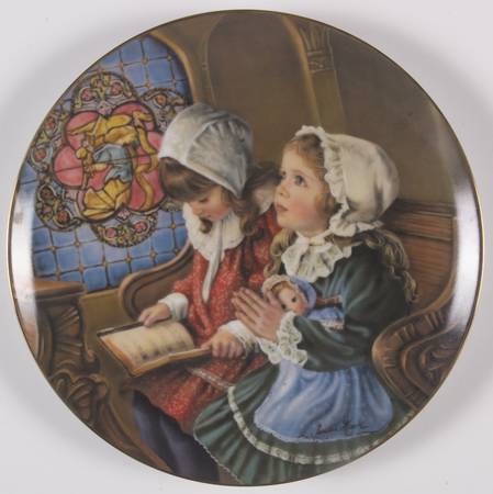 Childhood Almanac-Plate Giving Thanks-November - No Box