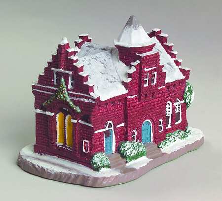 Rockwell's Main Street Town Offices- 4 1/2" L - Boxed