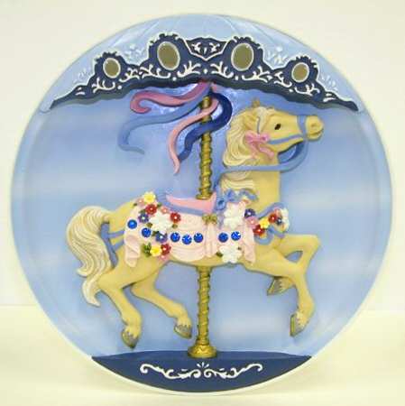 Musical Carousel Treasures Charming Charger - Boxed