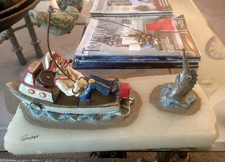 Clown Sculptures Catch Of The Day - No Box