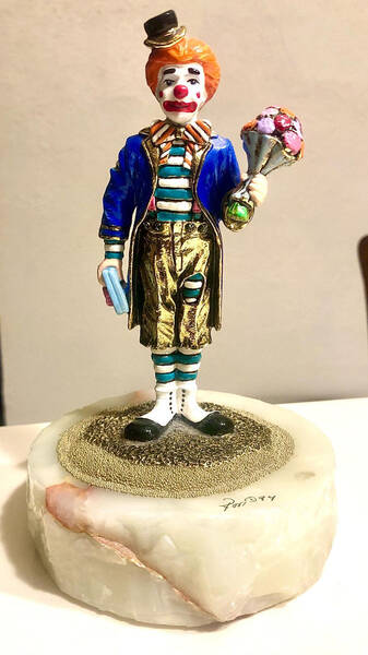 Clown Sculptures Forget-Me-Not - No Box