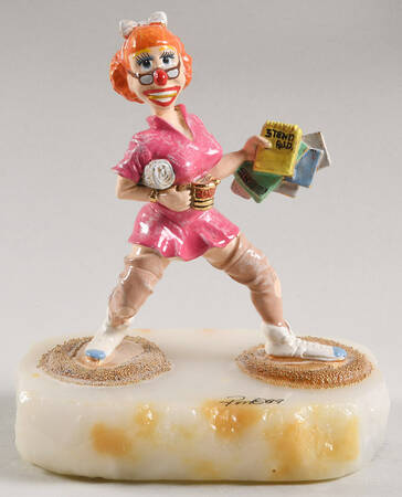 Clown Sculptures The Secretary - No Box