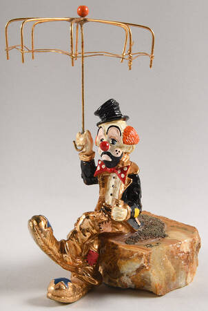 Clown Sculptures Rainy Day Blues - No Box