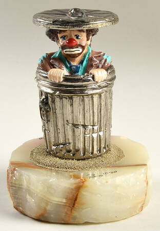 Clown Sculptures In Over My Head - No Box