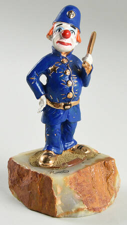 Clown Sculptures Clancy The Cop - No Box
