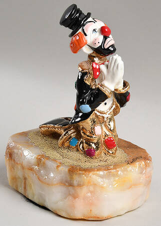 Clown Sculptures Hobo Joe Praying - No Box