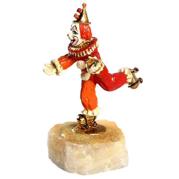 Clown Sculptures Sparky Skating - No Box