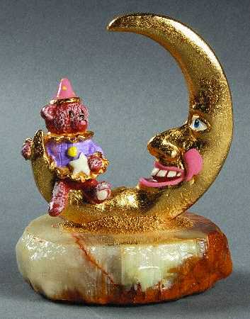 Clown Sculptures Bear-Lee Moonlighting - No Box