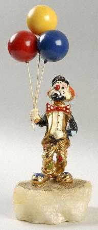 Clown Sculptures Hobo Joe W/ Balloons - No Box