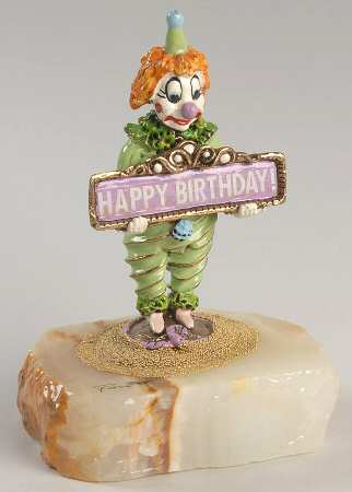 Clown Sculptures Munchkin Happy Birthday - No Box