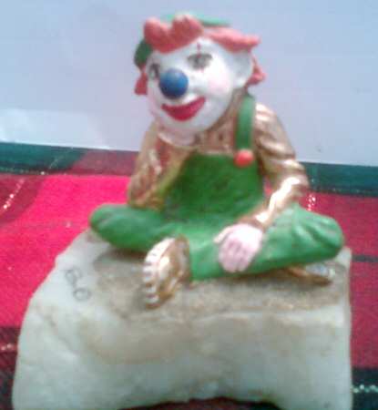 Clown Sculptures Clown Sitting - No Box