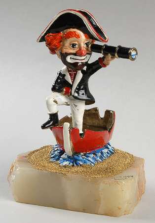 Clown Sculptures Captain Freddie-Red Skelton - No Box