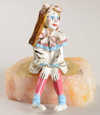 Clown Sculptures My Daughter Deborah-Girl Clown - No Box