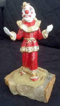 Clown Sculptures Tobi-Hands Outstretched - Nb330, No Box