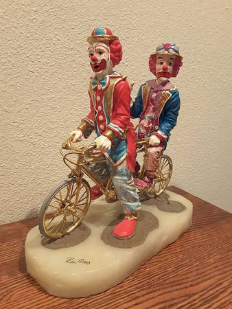 Clown Sculptures Tandem Mania - No Box