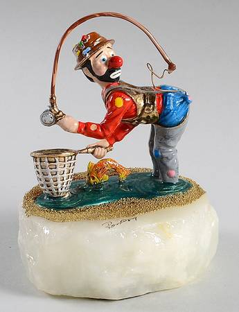 Clown Sculptures The Fisherman - No Box