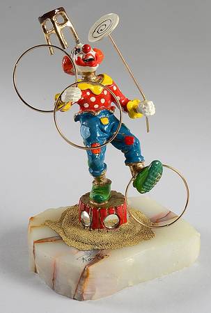 Clown Sculptures Chuckles Juggling - No Box