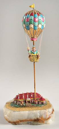 Clown Sculptures High Above The Big Top - No Box