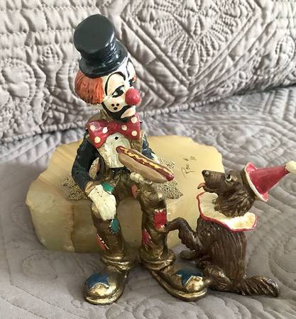 Clown Sculptures Hobo Joe W/Pal - No Box
