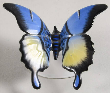 Rosenthal Figurine Butterfly-Blue/Yellow - No Box