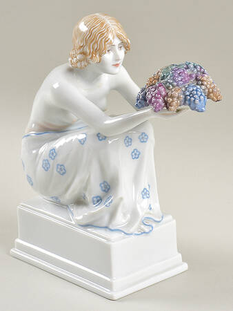 Rosenthal Figurine Grape Carrier - No Box