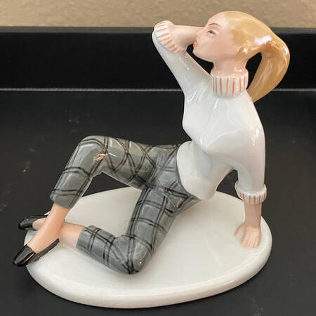 Rosenthal Figurine Woman Sitting - No Box