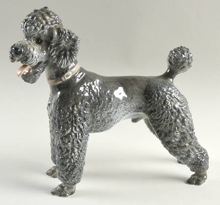 Rosenthal Figurine Poodle-Gray - No Box