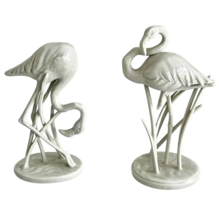 Rosenthal Figurine White-Facing Front Flamingo - No Box