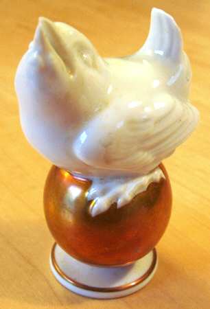 Rosenthal Figurine Baby Chick On Gold Ball - Boxed