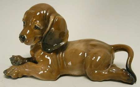 Rosenthal Figurine Dachshund-Laying - No Box
