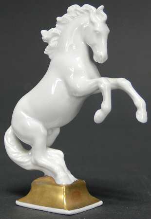 Rosenthal Figurine Rearing Horse-Gold Base - With Box 108