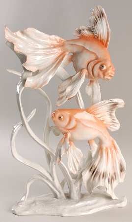 Rosenthal Figurine Goldfish Group - No Box