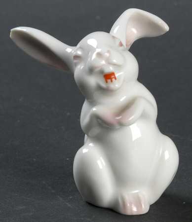Rosenthal Figurine Mini Laughing Rabbit - No Box