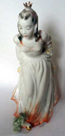 Rosenthal Figurine Frog Queen-Painted - No Box