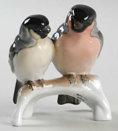 Rosenthal Figurine Pair Of Finches - No Box