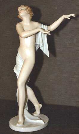 Rosenthal Figurine Nude Lady Dancing - No Box