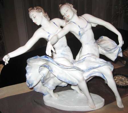Rosenthal Figurine Emperor Waltz Hopfner Sisters - No Box