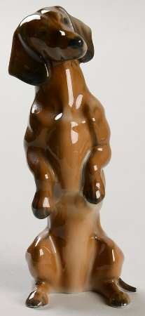 Rosenthal Figurine Dachshund Begging - No Box