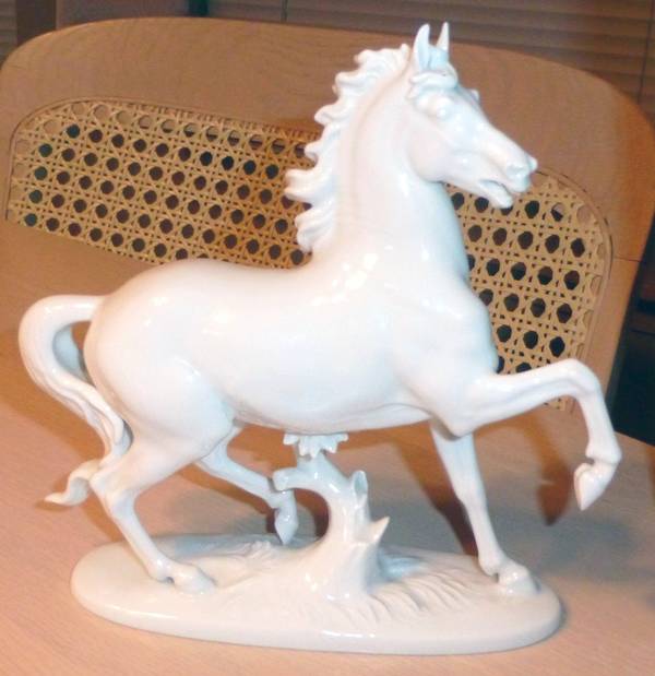 Rosenthal Figurine Horse-Mohammed-White - Boxed